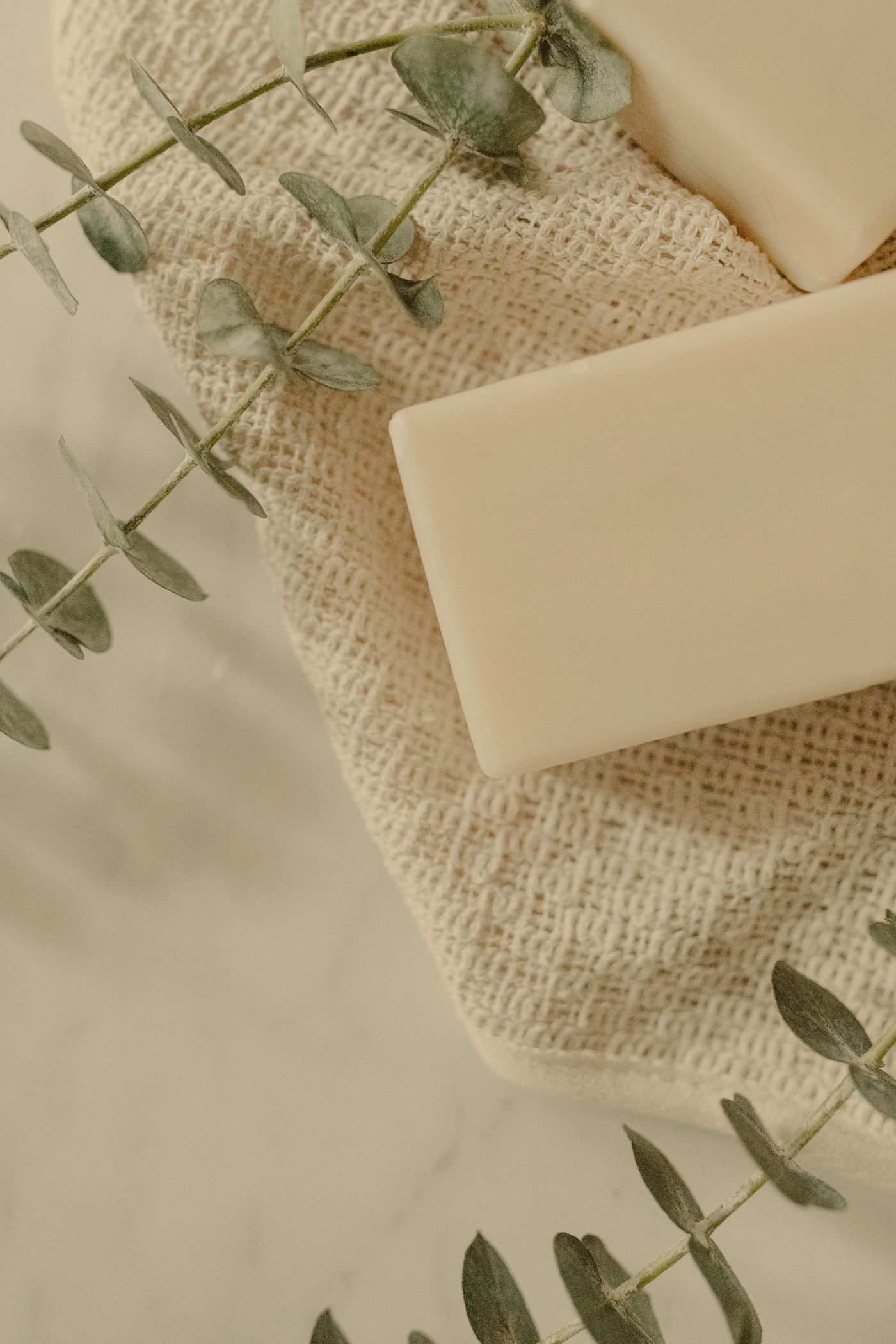 Savon, linge et eucalyptus